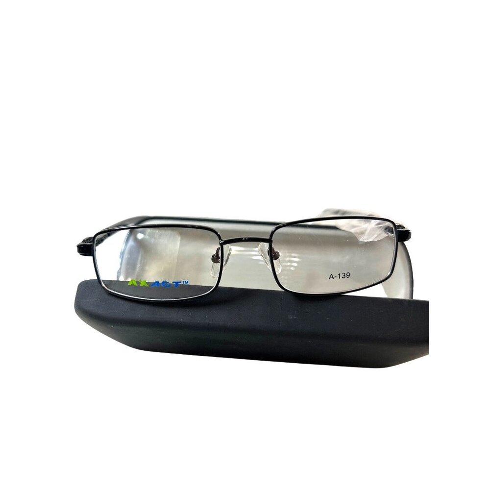 CE AXACT Mens Wire Eyeglass Frames Black New